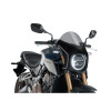 PUIG Retro Carbon Look Semi Fairing And Screen 195mm (Light Smoke) 3143H
