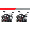 PUIG Retro Black Semi Fairing And Screen 195mm (Light Smoke) 3169H