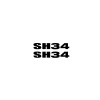 SHAD SH34 Replacement Sticker 501588R