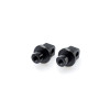 PUIG Pillion Footpeg Adaptors (Black) 6353N