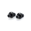 PUIG Pillion Footpeg Adaptors (Black) 6798N