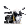 PUIG Retrovision Black Semi Fairing And Screen (Clear) 7012W