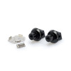 PUIG Pillion Footpeg Adaptors (Black) 7275N