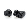 PUIG Footpeg Adaptors (Black) 7282N