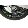 PUIG Wheel Rim Stickers (Green) 7590V