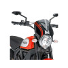 PUIG Retrovision Black Semi Fairing And Screen (Light Smoke) 7652H
