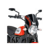 PUIG Retrovision Black Semi Fairing And Screen (Black) 7652N