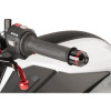 PUIG Short Bar End Weights With Coloured Rim (Black) 8024N