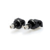 PUIG Pillion Footpeg Adaptors (Black) 8183N