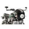 PUIG Retro Carbon Look Semi Fairing And Screen 180mm (Black) 9187N