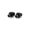 PUIG Pillion Footpeg Adaptors (Black) 9541N
