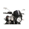 PUIG Retrovision Black Semi Fairing And Screen 195mm (Dark Smoke) 9560F