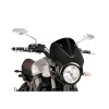 PUIG Retrovision Carbon Look Semi Fairing And Screen 195mm (Black) 9561N