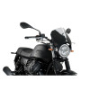 PUIG Black Fairing With Vision Screen (Light Smoke) 003NH