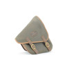 Khaki 7.6L Waxed Canvas Swing Arm Bag (Left) By Longride CUS274WKHA