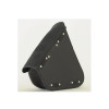 Black 7.6L Waxed Canvas Swing Arm Bag (Right) By Longride CUS275WBLA
