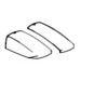 SHAD SH23 Aluminium Pannier Cover D1B23E25