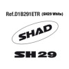 SHAD SH29 Replacement Sticker (White) D1B291ETR