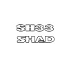 SHAD SH33 Replacement Sticker D1B332ETR