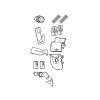 SHAD Replacement Locking Mechanism - SH33/SH34 D1B341MAR