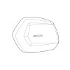SHAD SH35 Replacement Aluminium Side Panel (Left) D1B35TLR