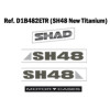 SHAD SH48 Replacement Sticker (Titanium) D1B482ETR
