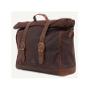 Brown 18L Waxed Canvas Quick Release Saddlebag By Longride HQR137WBRO