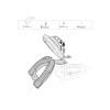 SHAD Click System Tank Bag Fitting Kit K016CS