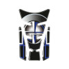 Wings Tank Pad With BMW Logo (Black) For BMW K1200 R (05-08) By Puig 4718N