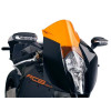 Z-Racing Screen (Orange) For KTM 1190 RC8R (08-15) By Puig 4944T