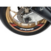 Wheel Rim Stickers (White) For Honda CBR1000RR-R Fireblade SP (20-22) By Puig 5524B