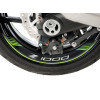 Wheel Rim Stickers (White) For Kawasaki Z1000 SX Tourer (11-19) By Puig 7590B