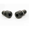 Vintage Frame Sliders (Black) For Ducati Scrambler Desert Sled (17-20) By Puig 8150N