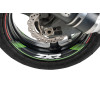 Wheel Rim Stickers (White) For Kawasaki ZX-10RR Performance (17-18) By Puig 9292B