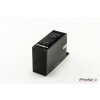 PUIG Short Bar End Weights With Coloured Rim (Black) 8017N