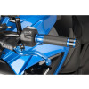 PUIG Short Bar End Weights With Coloured Rim (Black) 8505N