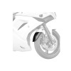PUIG Front Fender Extender (Black) 6165N