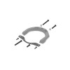 SHAD Click System Tank Bag Fitting Kit W013CS
