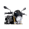 PUIG Retrovision Black Semi Fairing And Screen (Dark Smoke) 7012F