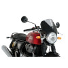 PUIG Black Fairing With Vision Screen (Light Smoke) 003NH