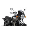 PUIG Black Fairing With Vision Screen (Light Smoke) 003NH
