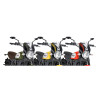 PUIG Retrovision Black Semi Fairing And Screen (Clear) 7652W