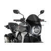 PUIG Retro Carbon Look Semi Fairing And Screen 195mm (Dark Smoke) 3143F