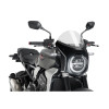 PUIG Retro Carbon Look Semi Fairing And Screen 195mm (Clear) 3143W