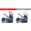 PUIG Adjustable Touring Screen With Support (Light Smoke) 9156H